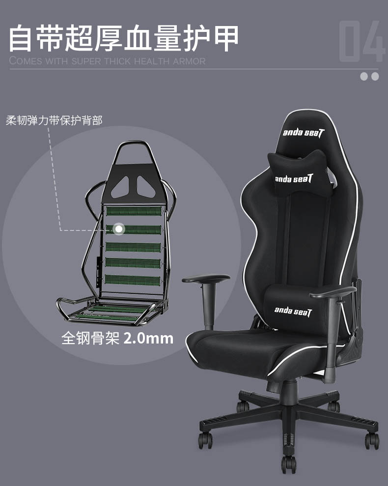 专业电竞椅-暗影王座产品介绍图9